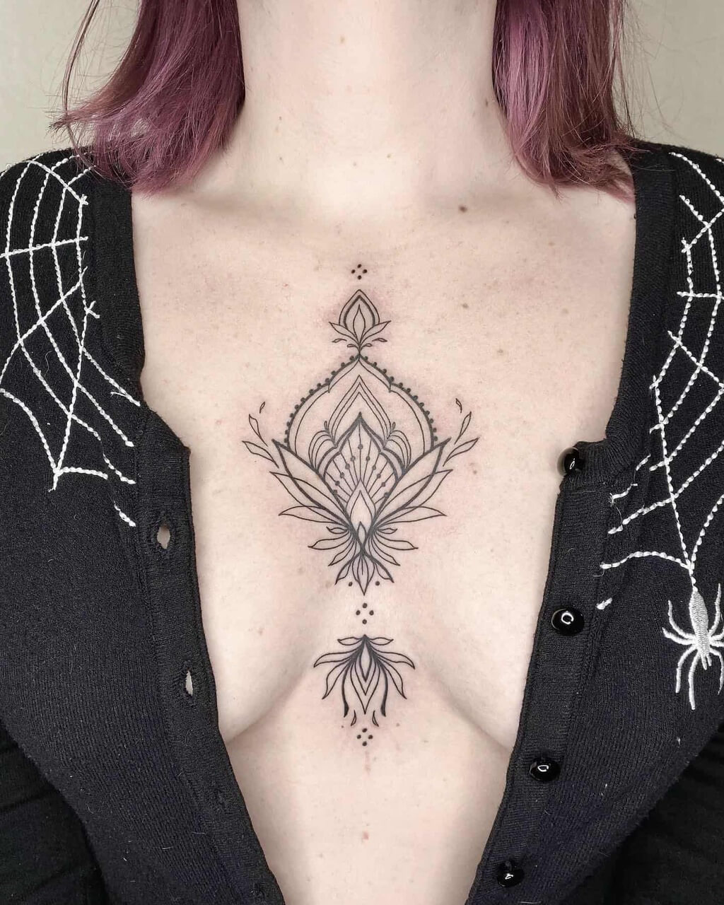 breast tattoo design ideas