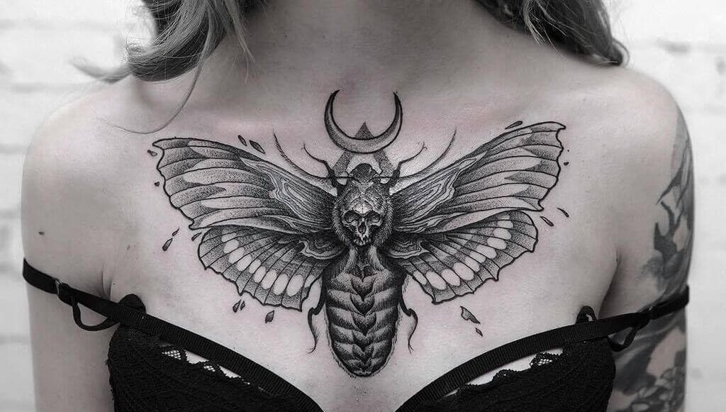 best chest tattoos for ladies