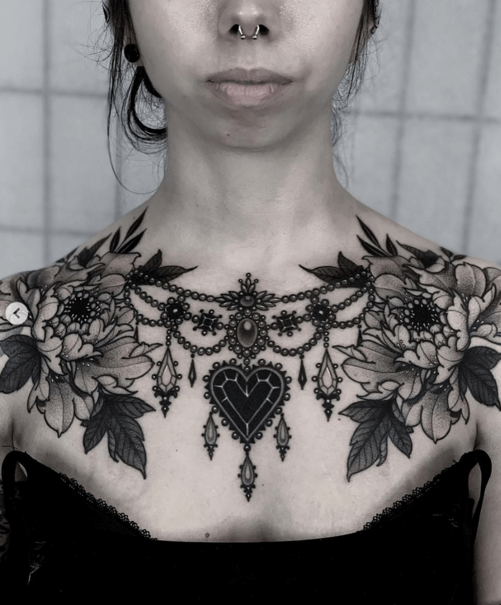 best chest tattoos for ladies