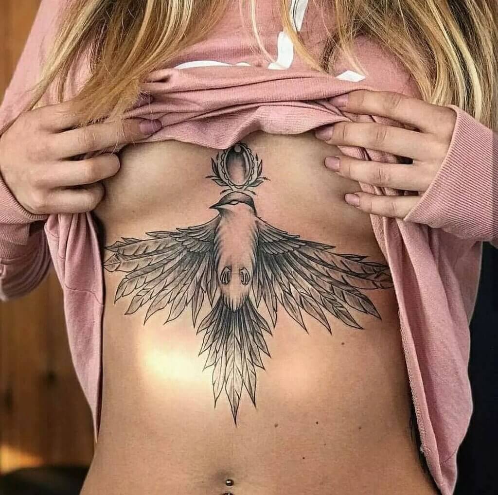 chest tattoos for women