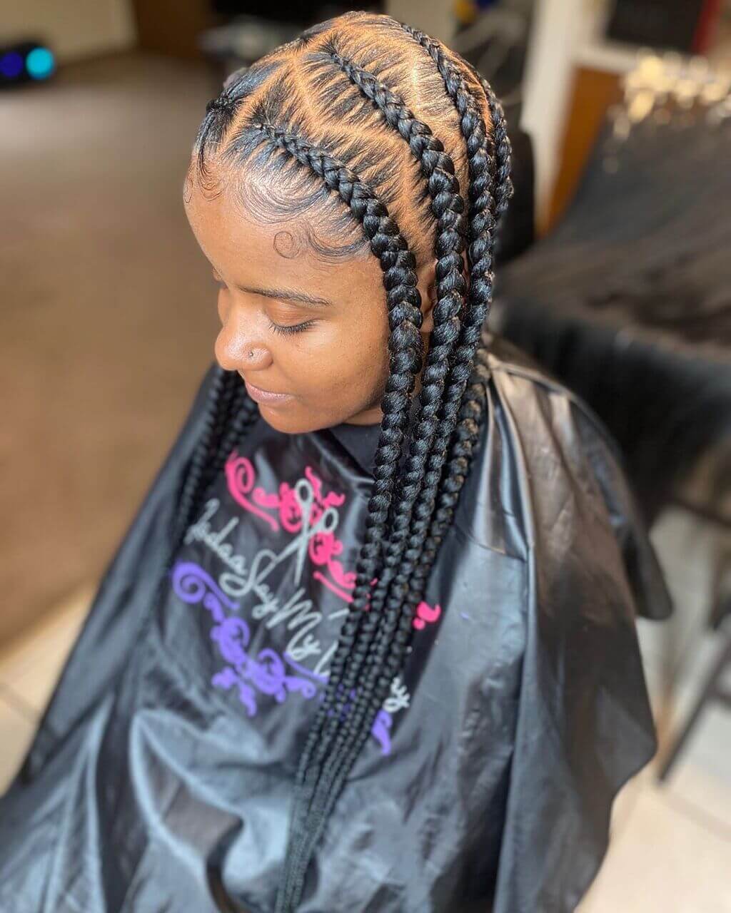 knotless pop smoke braids