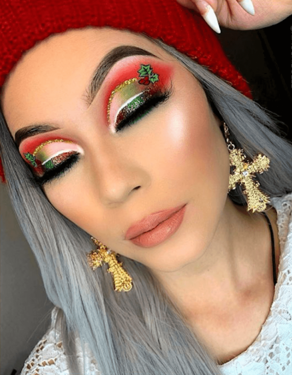 35+ Christmas Makeup Ideas to Try in 2024 Dezayno