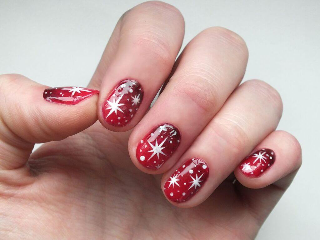 christmas nail designs Stars and Ornaments