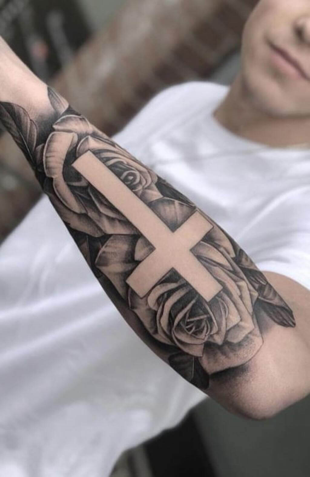 Cross Tattoo Design For Men