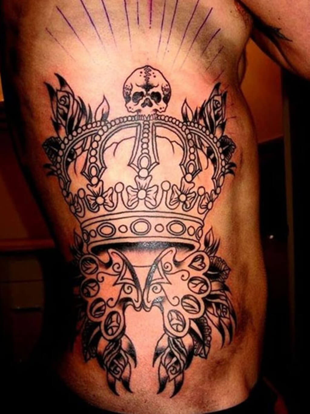 Crown Tattoo For Boys