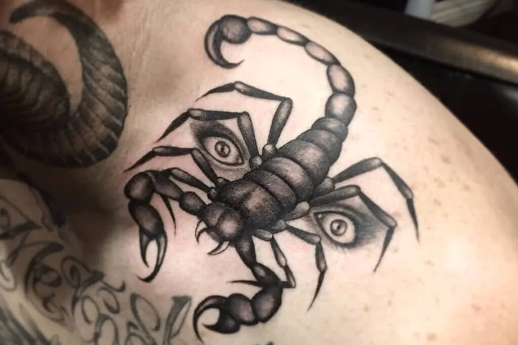 Zodiac Scorpion Tattoo