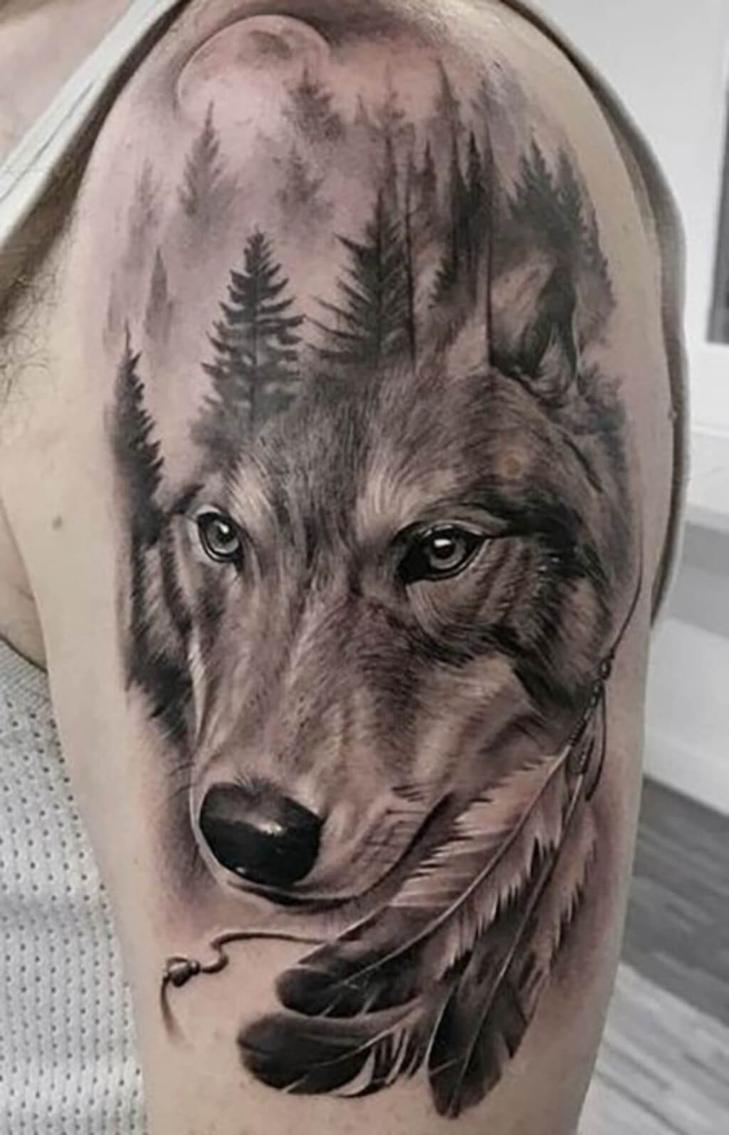 Fearless Wolf Tattoos