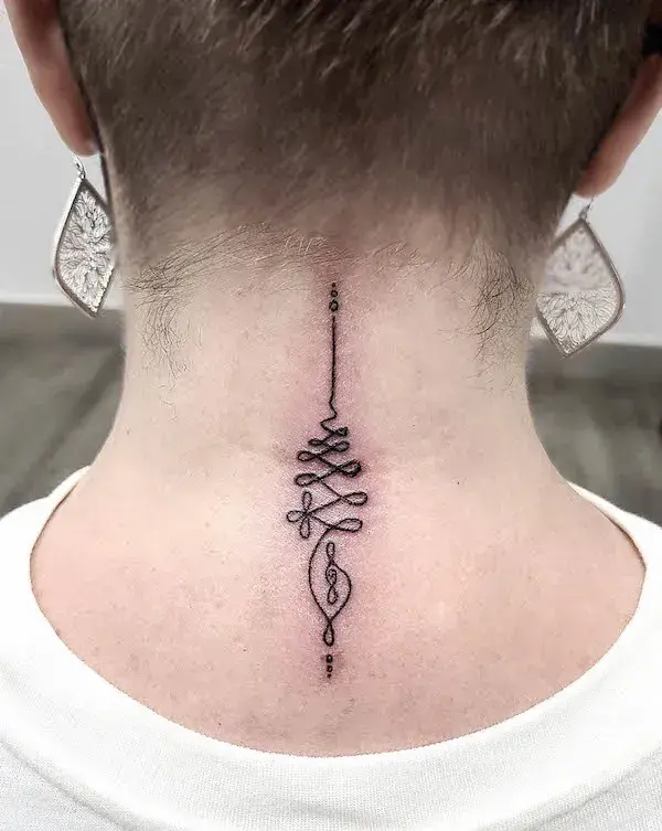 Unalome Symbol Tattoo