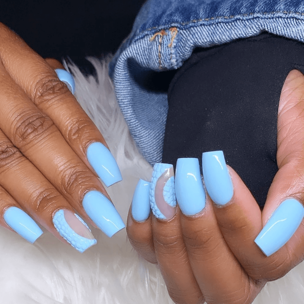 royal blue nail designs