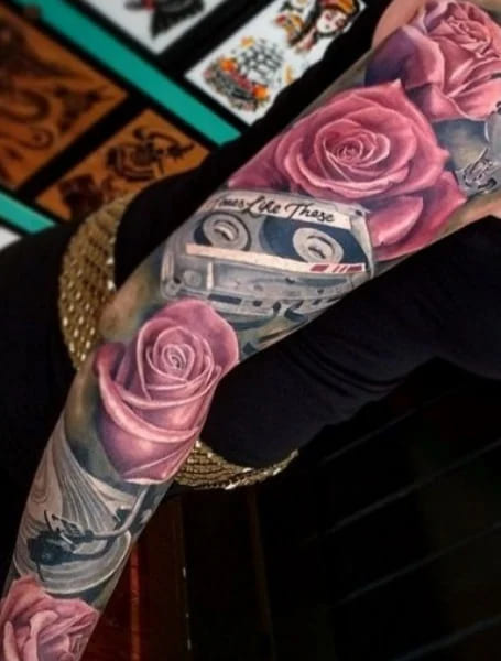 half sleeve tattoos for women