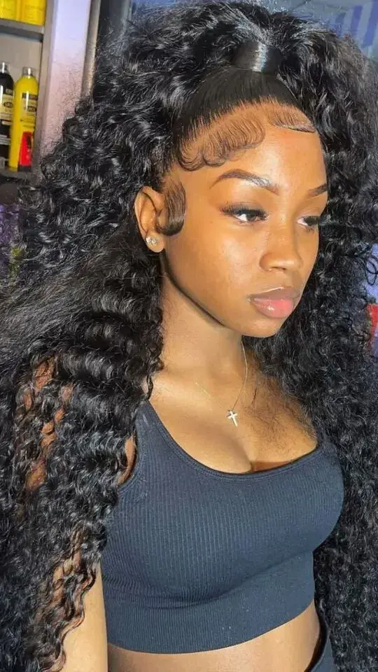 half up half down hairstyles for black hair