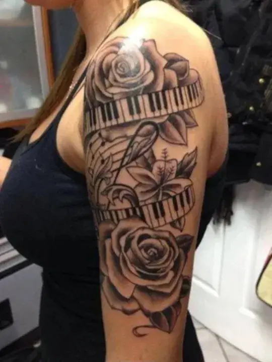 Music Half Sleeve Tattoo