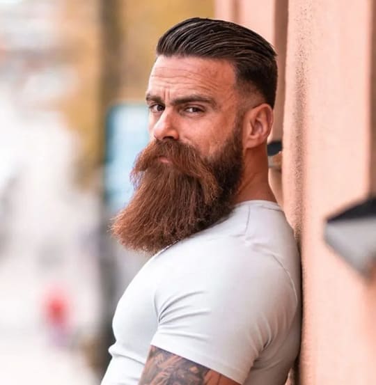 Long Straight Beard