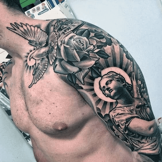 great shoulder tattoos for men