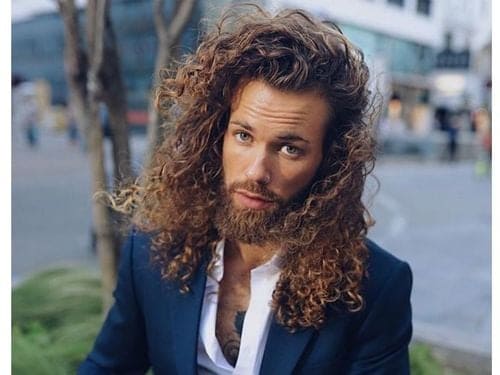 Long Curly Hair Men Desire to Get the Right Look