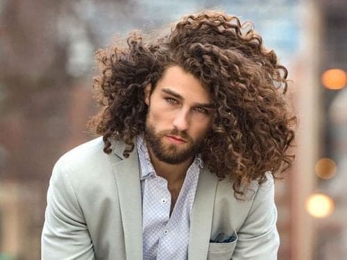 Long Curly Hair Men Desire to Get the Right Look