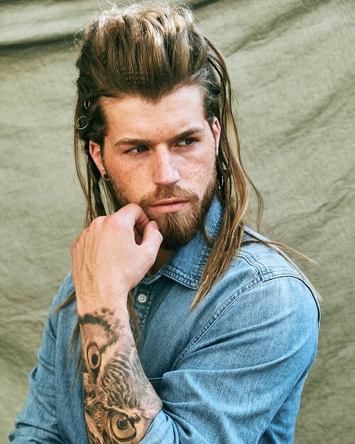 Long Hairstyle for Men with Quiff