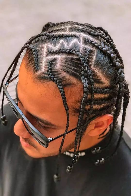 Box Braid Hairstyles for Men