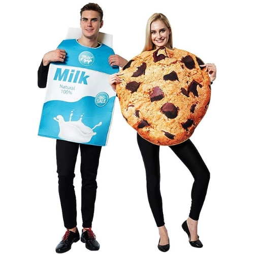 Cookies and Milk Carton Box Costume Halloween