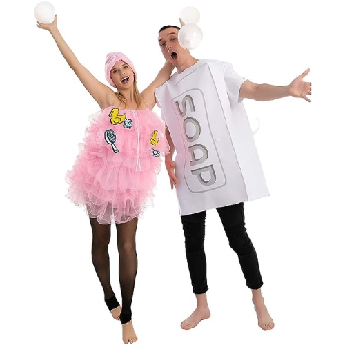 Loofah and Soap Costume for Couples