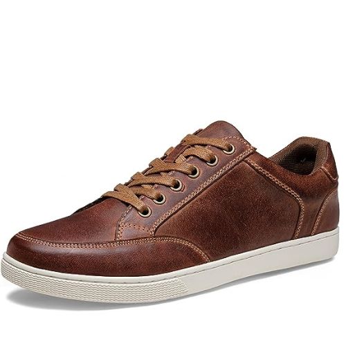 Jousen Men's Sneakers Leather Casual Shoes