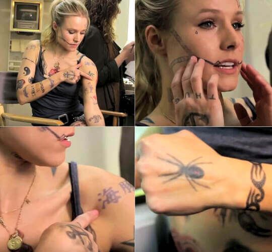 Kristen Bell Tattoos 