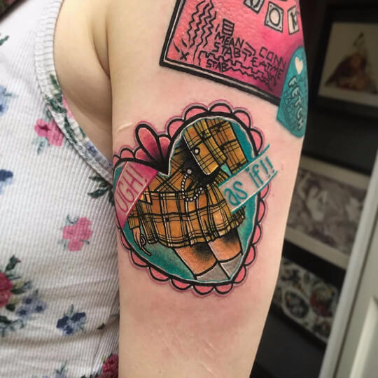 Patchwork Heart Tattoos 