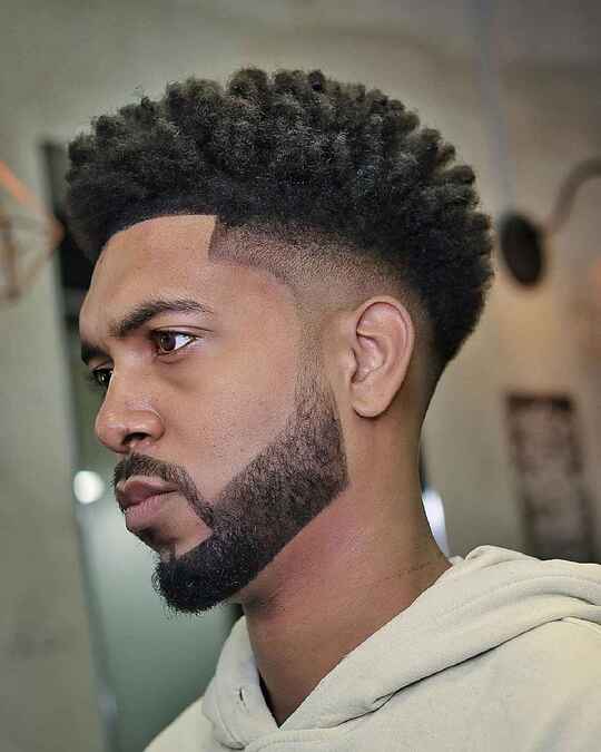 High Top with High Taper Fade