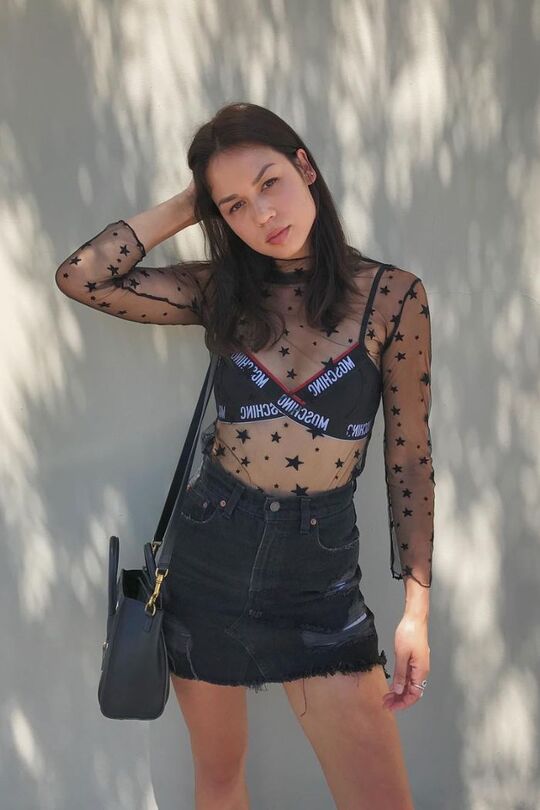 Mesh and Sheer concert outfit