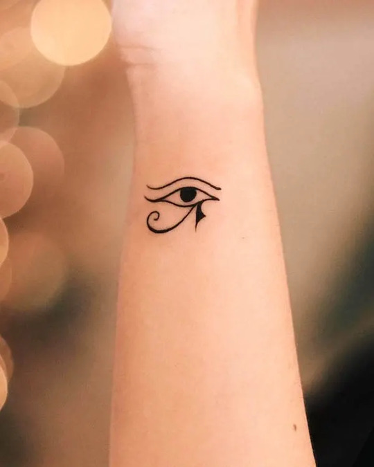 The Eye of Ra tattoo