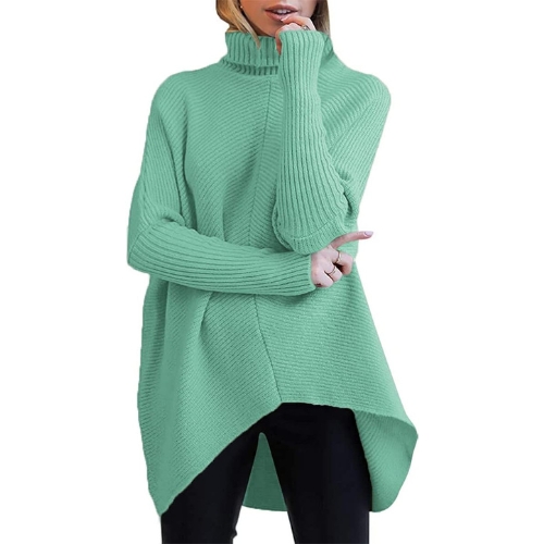 ANRABESS Women's Turtleneck Oversized Sweater