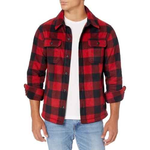 Amazon Essentials Men's Polar Fleece Shirt Jacket