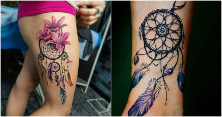 35 Latest Tattoo Ideas For Women In 2024 Dezayno   Dreamcatcher 768x406 