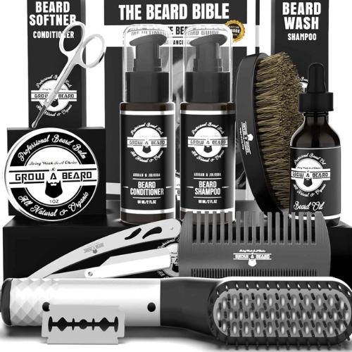 Grow Alpha Beard Straightener Grooming Kit for Men