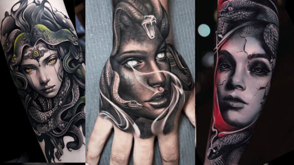 35 Latest Tattoo Ideas For Women In 2024 Dezayno   Medusa Tattoo 600x338 