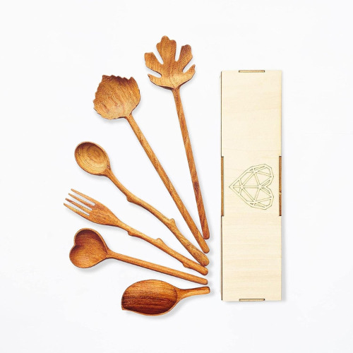Natural Wooden Spoons and Forks