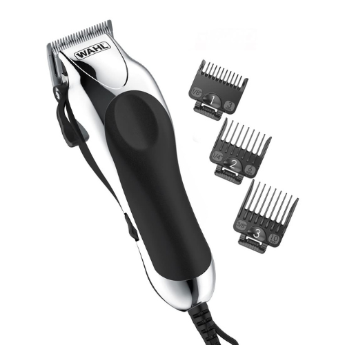 Wahl USA Chrome Pro Corded Clipper Complete Haircutting Kit