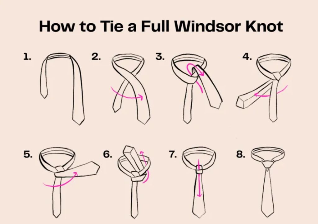 How to Tie a Full Windsor Knot