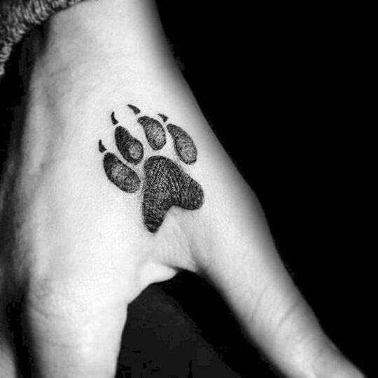 Small Paw Tattoo
