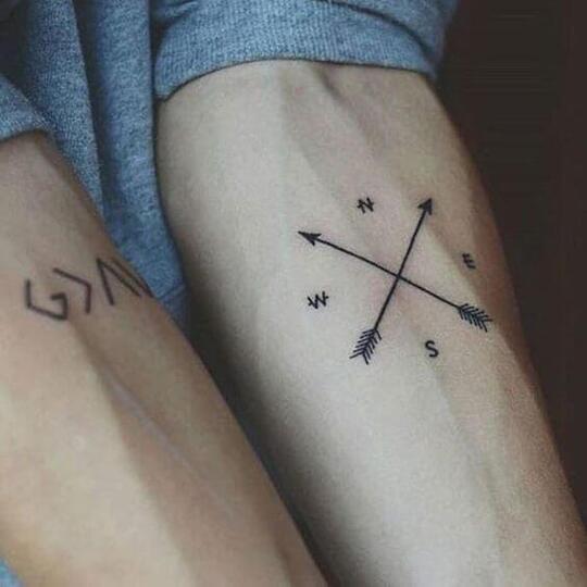 Small Symbols tattoo