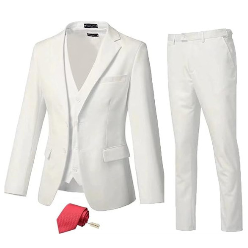 White 3 Piece Suit