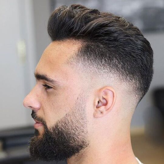 Classic Blowout With Taper Fade