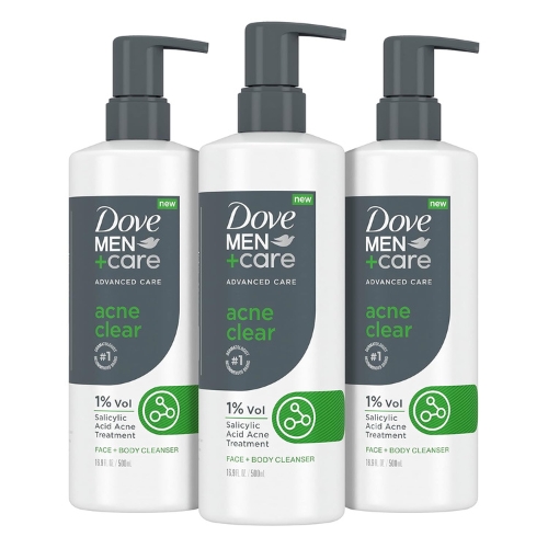 Dove Men+ Care Advanced Care Acne Clear Body Wash