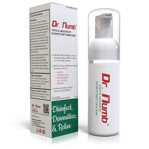 Dr. Numb Topical Anesthetic Foaming Soap
