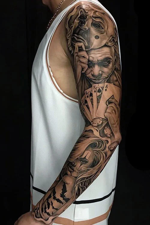 Full Sleeve Arm Tattoo for men