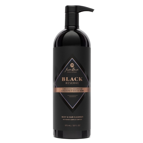Jack Black Black Reserve Body & Hair Cleanser with Cardamom & Cedarwood 