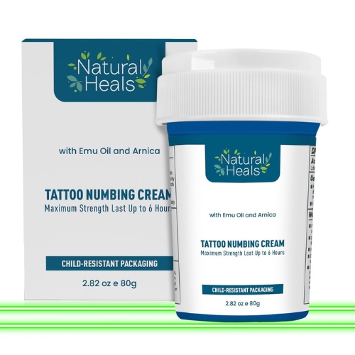 Natural Heals Painless Tattoo Numbing Cream