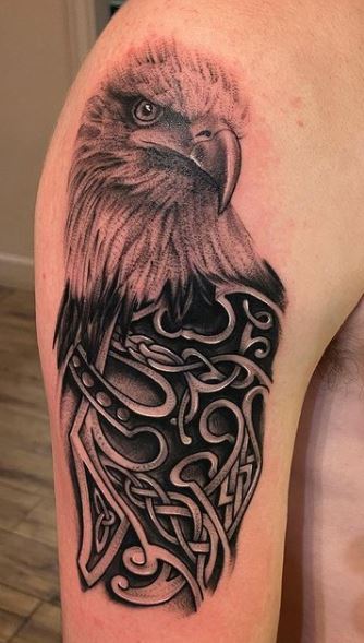 eagle tattoo on arm