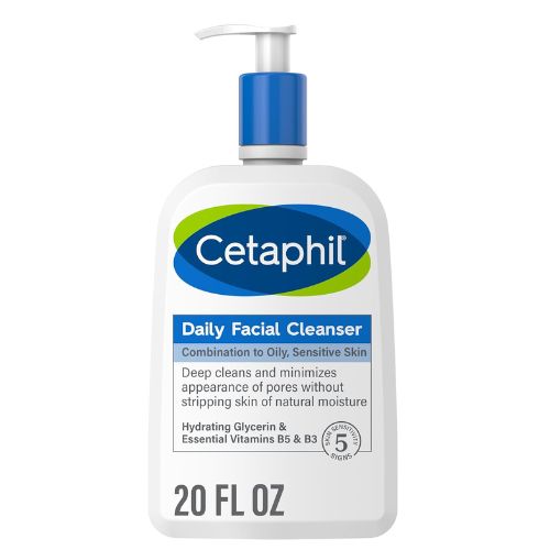 Cetaphil Face Wash Daily Facial Cleanser for Sensitive