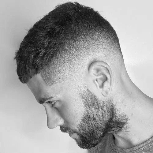 Crew Cut with Low Fade hairstyle for men